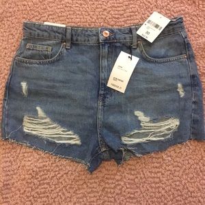Forever 21 high waisted denim shorts